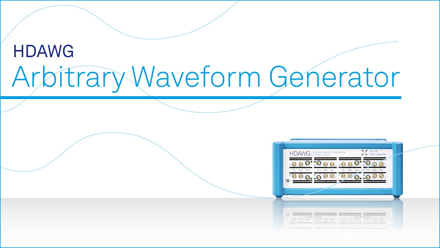 HDAWG 750 MHz Arbitrary Waveform Generator