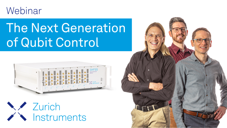 The Next Generation of Qubit Control: SHFSG Signal Generator | Webinar