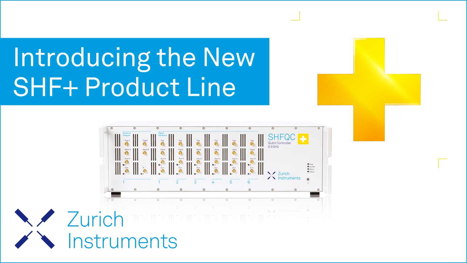 Introducing the New SHF+ Product Line for High-Fidelity Qubit Control | Product Introduction