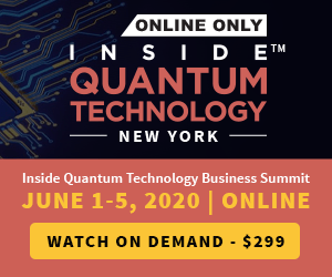 Expert Panel to Discuss “Quantum Sensor Markets” June 5 for Inside Quantum Technology – NYC Online