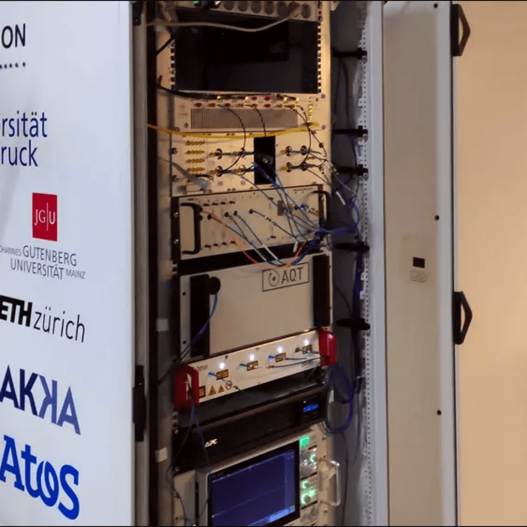 Compact Trapped Ion Quantum Computer