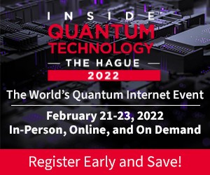 IQT The Hague (February 21-23, 2022) covering the Quantum Internet has an early bird offering expiring 25 November