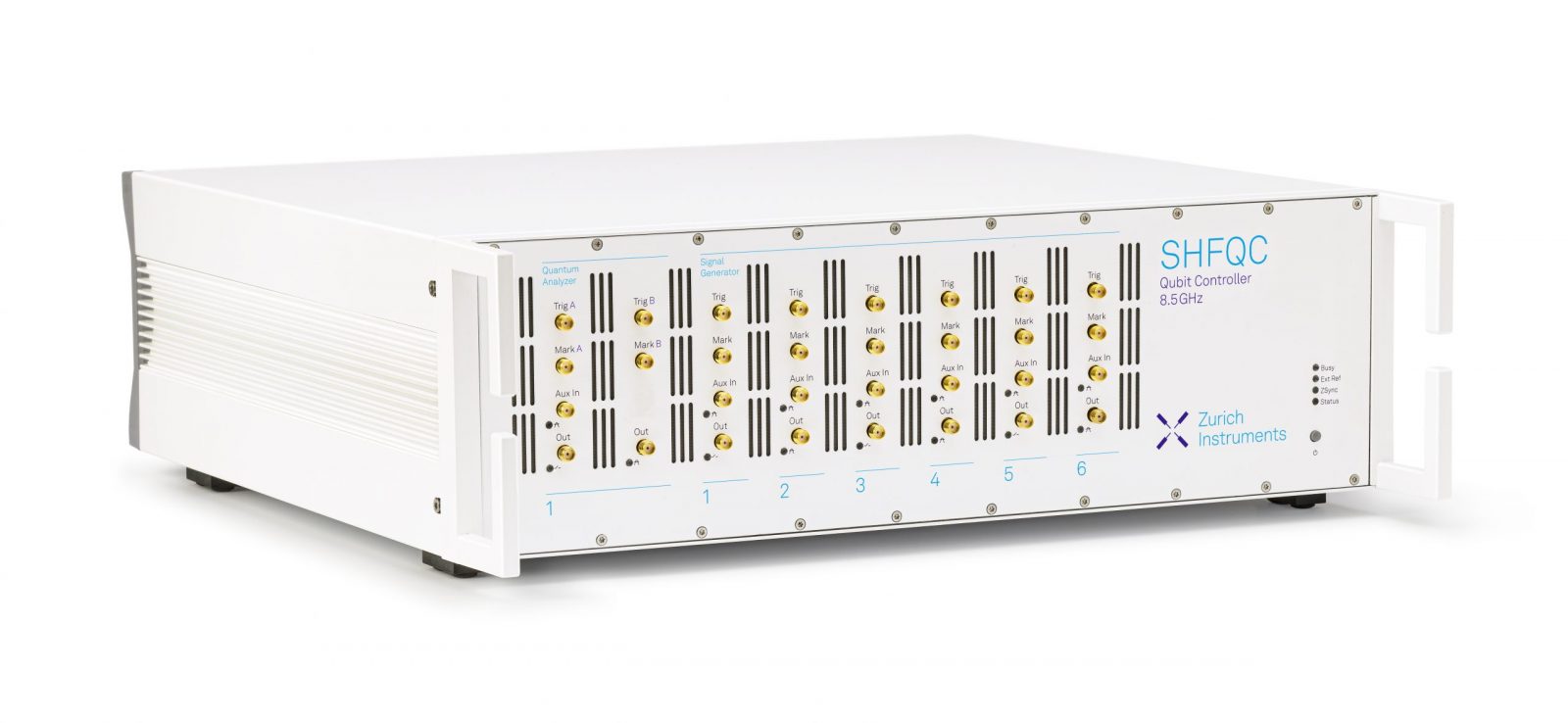 Zurich Instruments’ Qubit Controller offering a full qubit control system in a single instrument