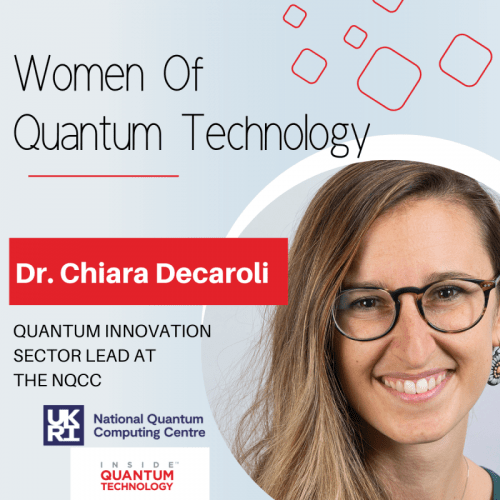 Women of Quantum Technology: Dr. Chiara Decaroli of the National ...