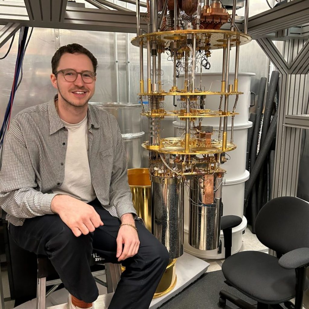Noah Goss, lead author on a new study from AQT and UC Berkeley, found that a qutrit can offer significant benefits for quantum information processing.