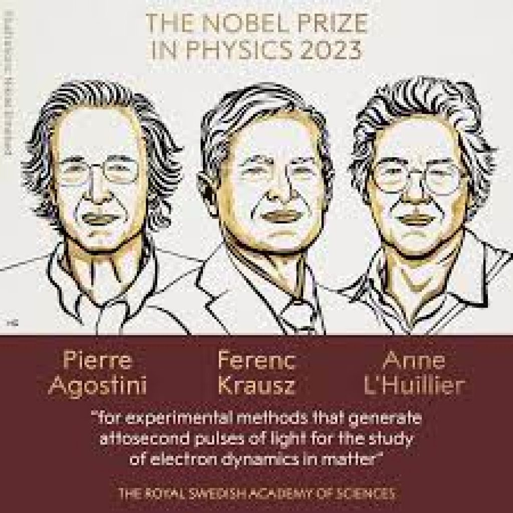 The 2023 Nobel Prize in Physics recognized work for attosecond laser pulses, which are a key tool for improving quantum computing.