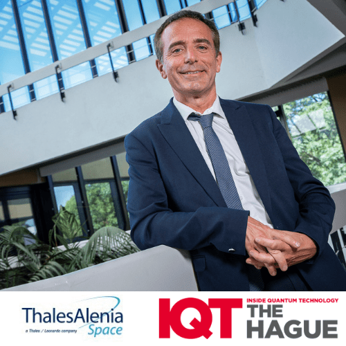 Mathias Van Den Bossche, the Director of Thales Alenia Space, will speak at IQT the Hague in April 2024.
