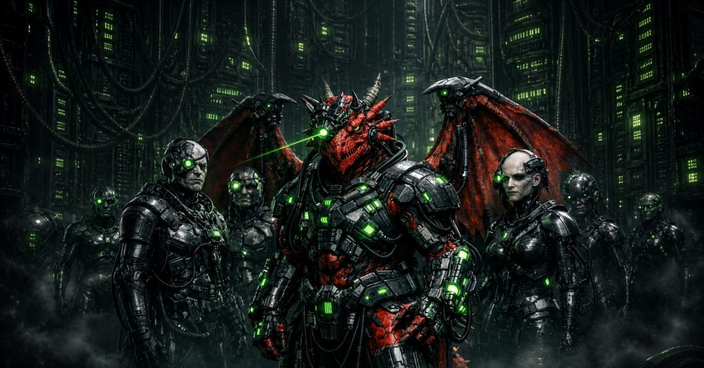 Distributed Borg Drone Computing
