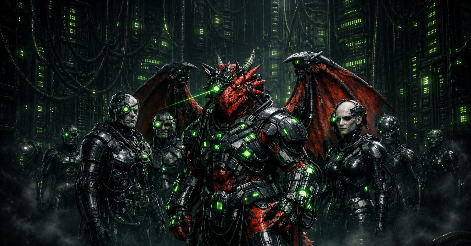 Distributed Borg Drone Computing