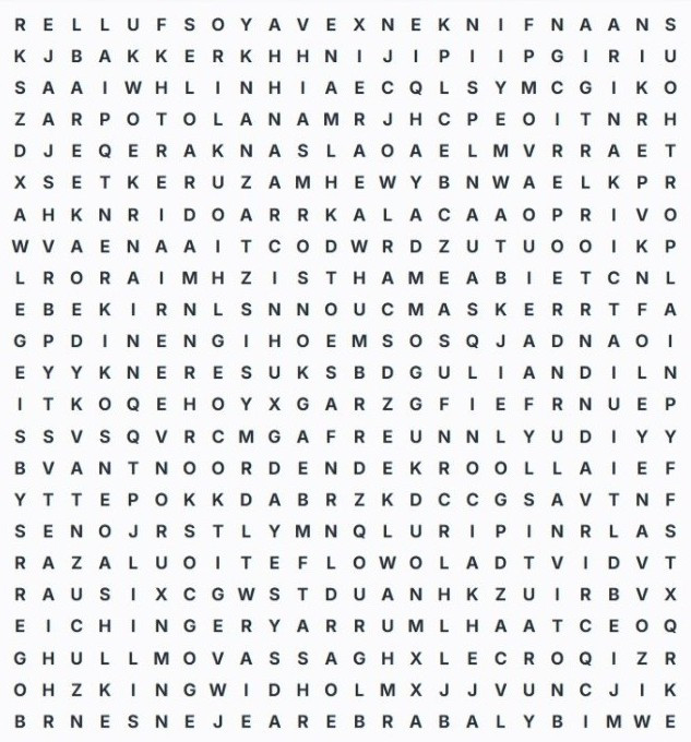Q+AI 2026 (3.0) / PQC+IQT Word Search Puzzle List